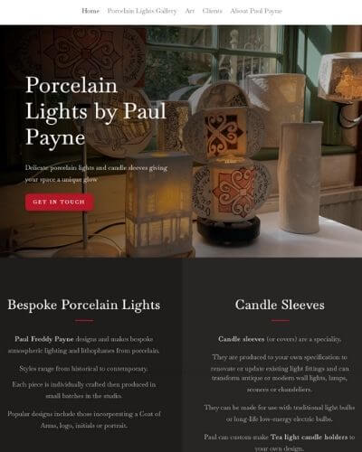 porcelain lights