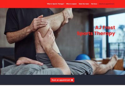 AJ Frost Sports Therapy
