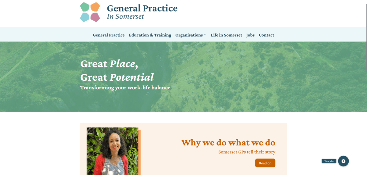 GP in somerset GP in somerset web design homepage