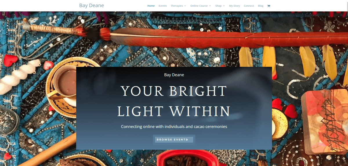 bay deane website design