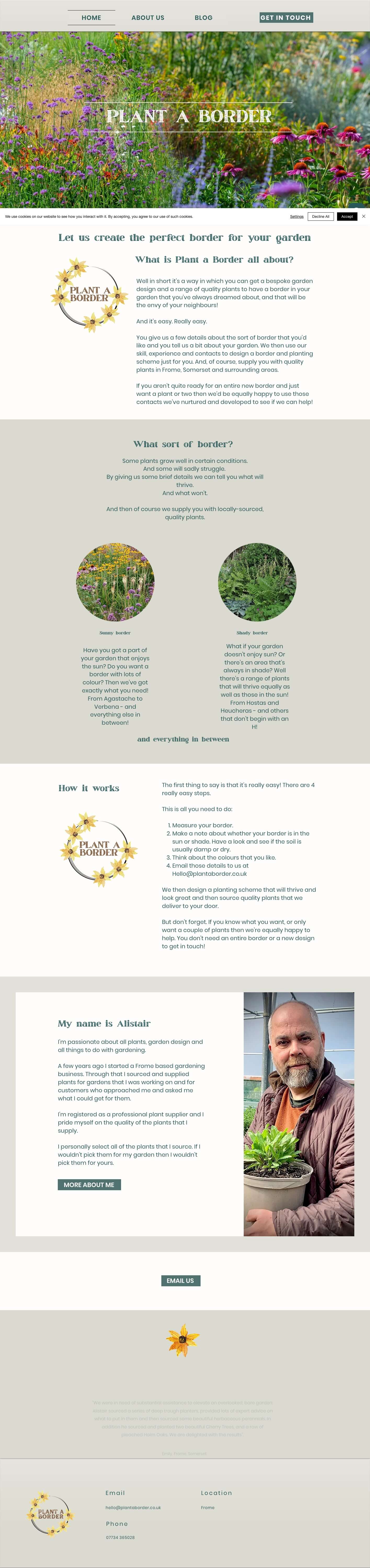 Webzang Awesome Websites Plant A Border Full Plant A Border website